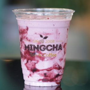 yogurt việt quất đá xay